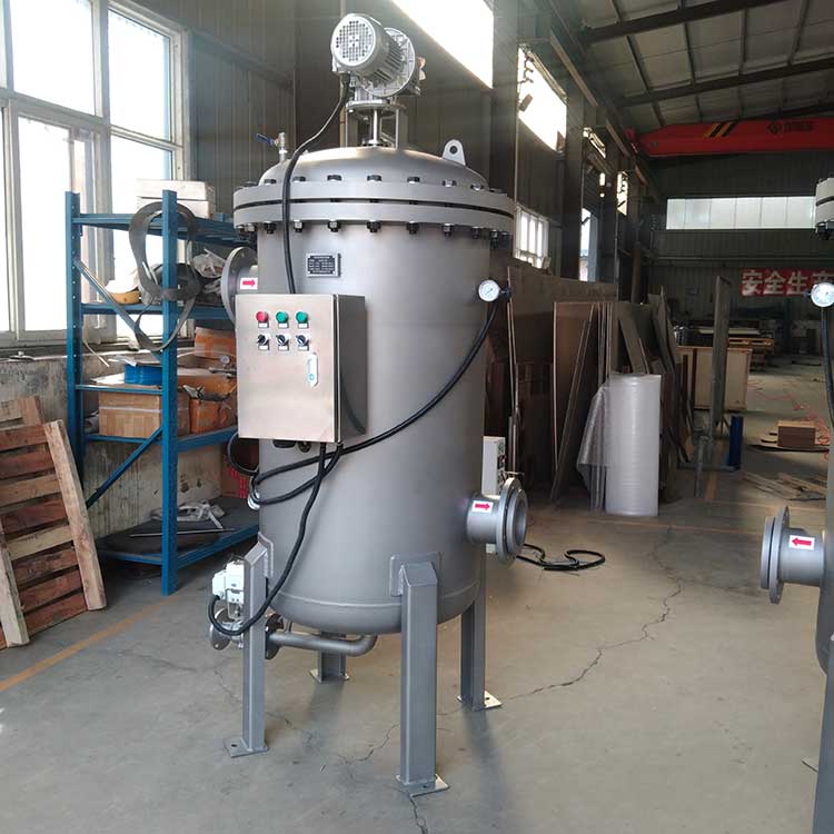 華豫生產(chǎn)供應(yīng)全自動自清洗過濾器DN150 內(nèi)置T型絲濾芯、不銹鋼刷